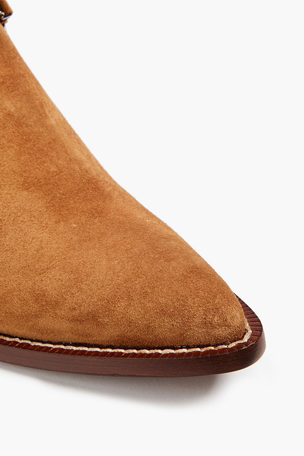 AMIRI Chain-embellished suede boots