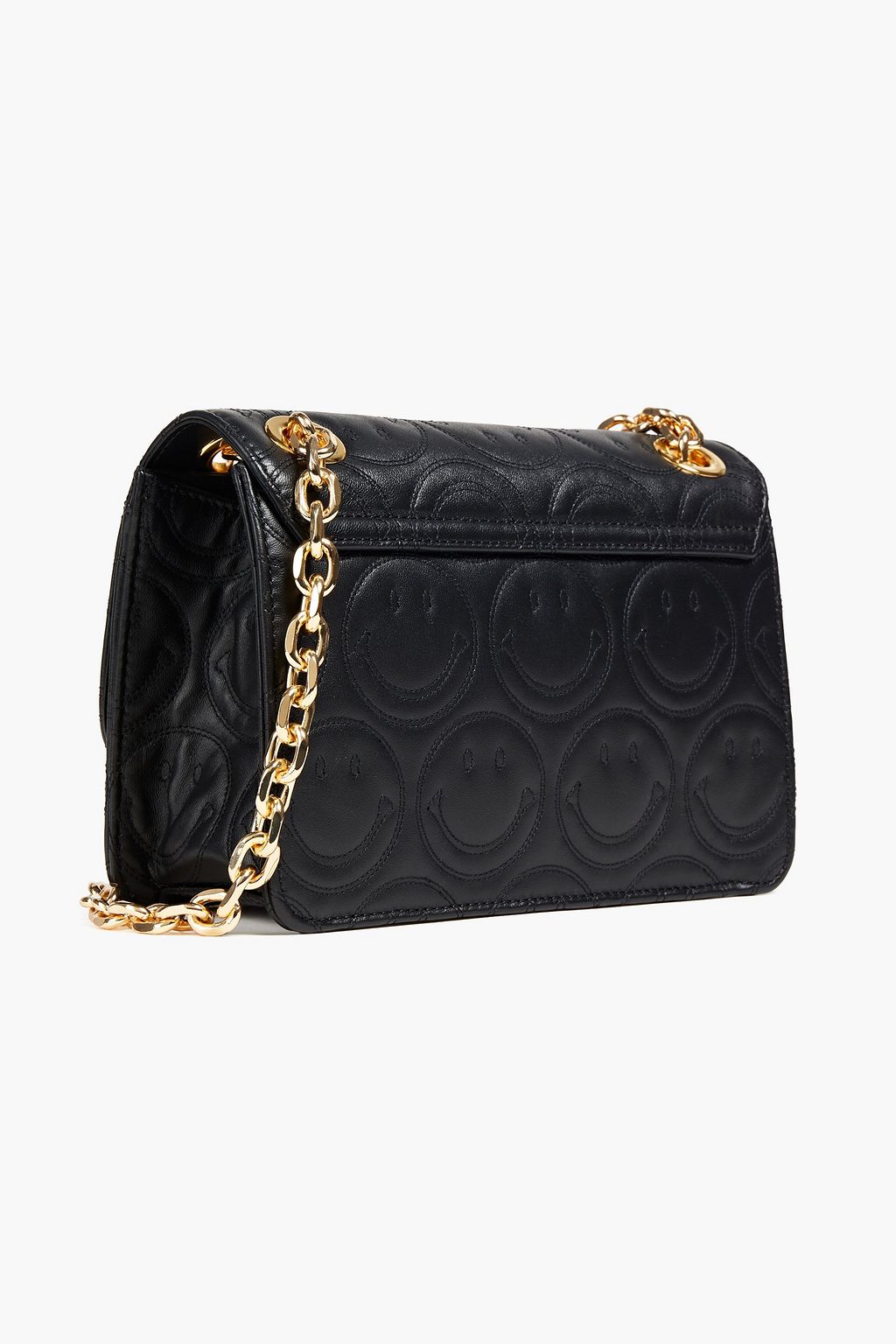 MOSCHINO Schultertasche aus gestepptem Leder