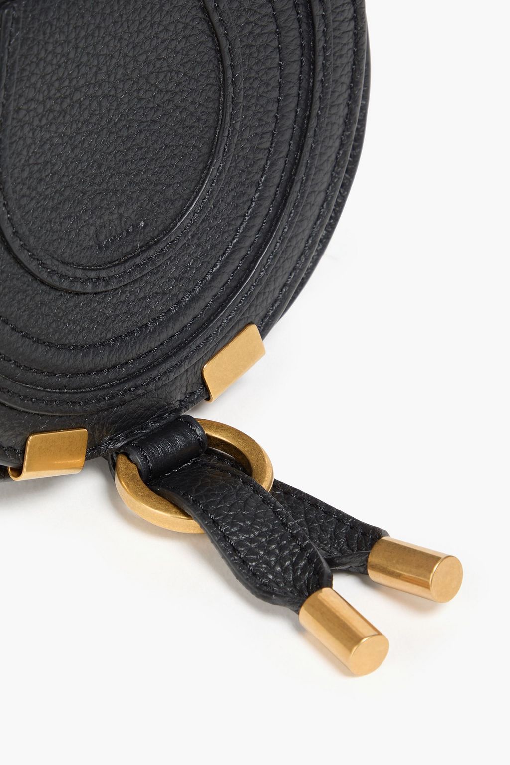 CHLOÉ Marcie pebbled-leather cross-body bag