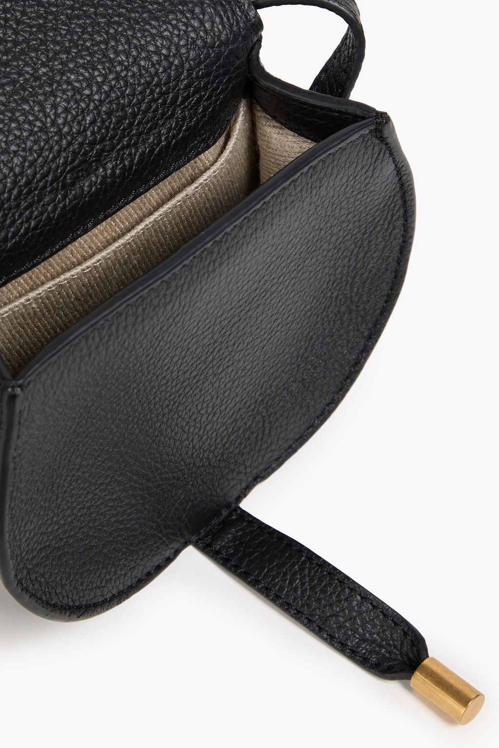 CHLOÉ Marcie pebbled-leather cross-body bag