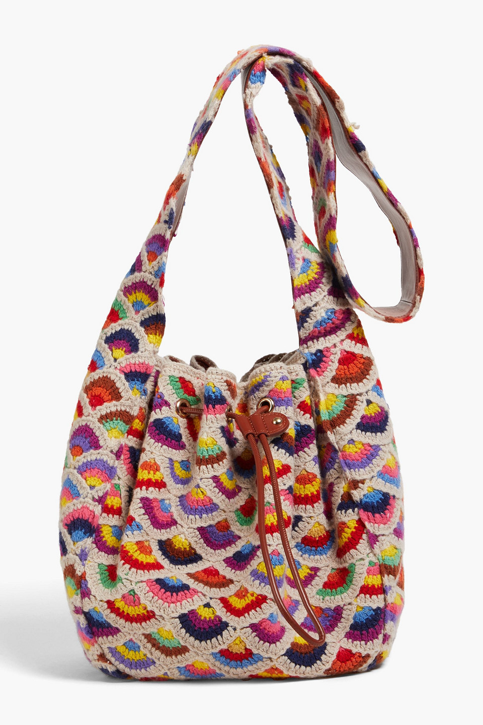 Chloé Lallo crochet bucket bag