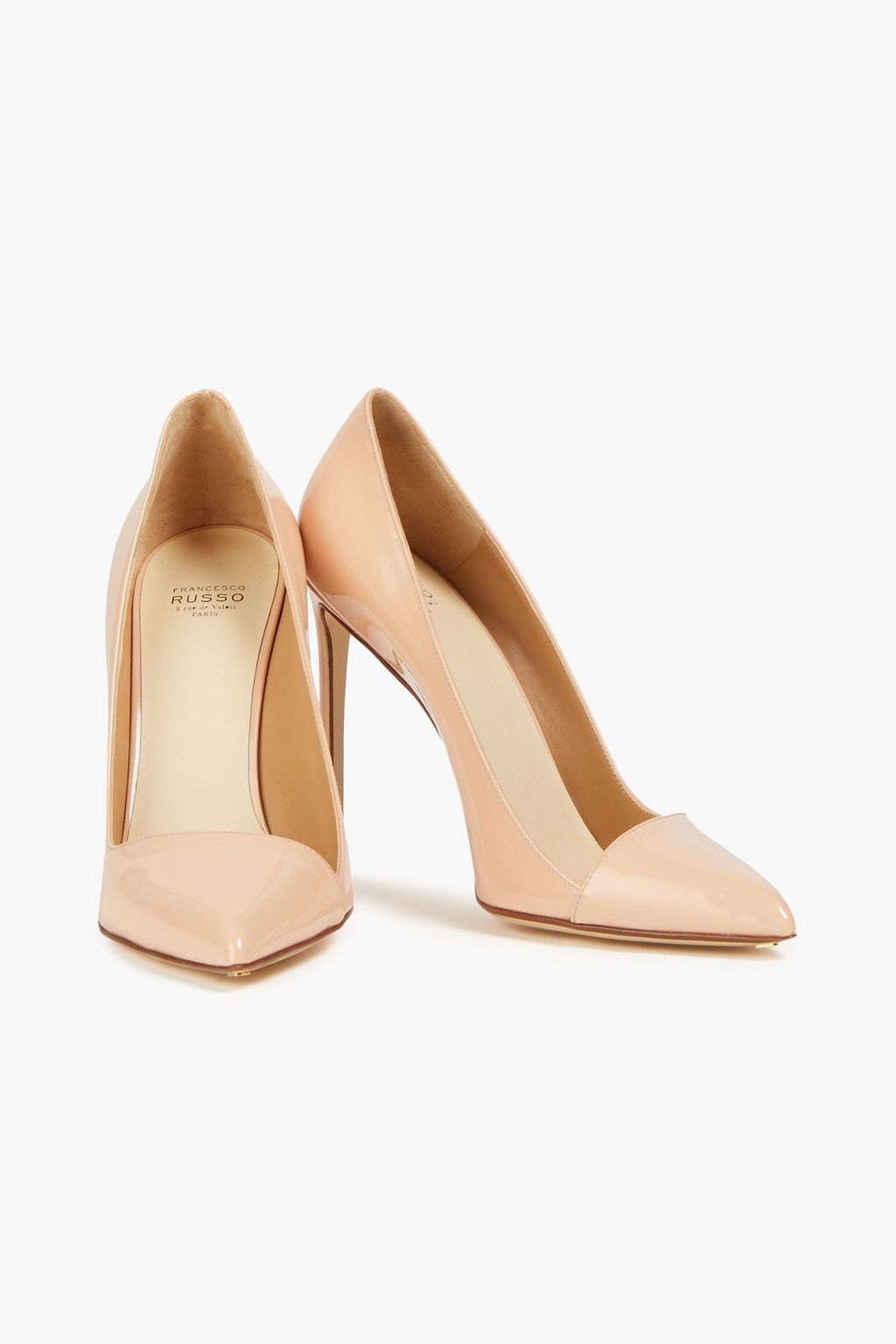 FRANCESCO RUSSO Patent-leather pumps