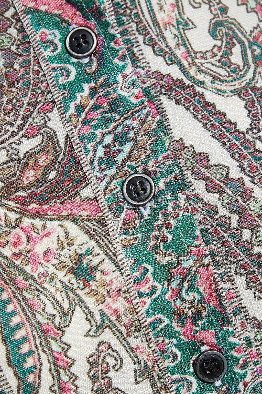 ISABEL MARANT Printed stretch-jersey shirt