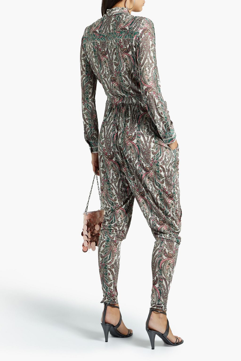 ISABEL MARANT Printed stretch-jersey shirt