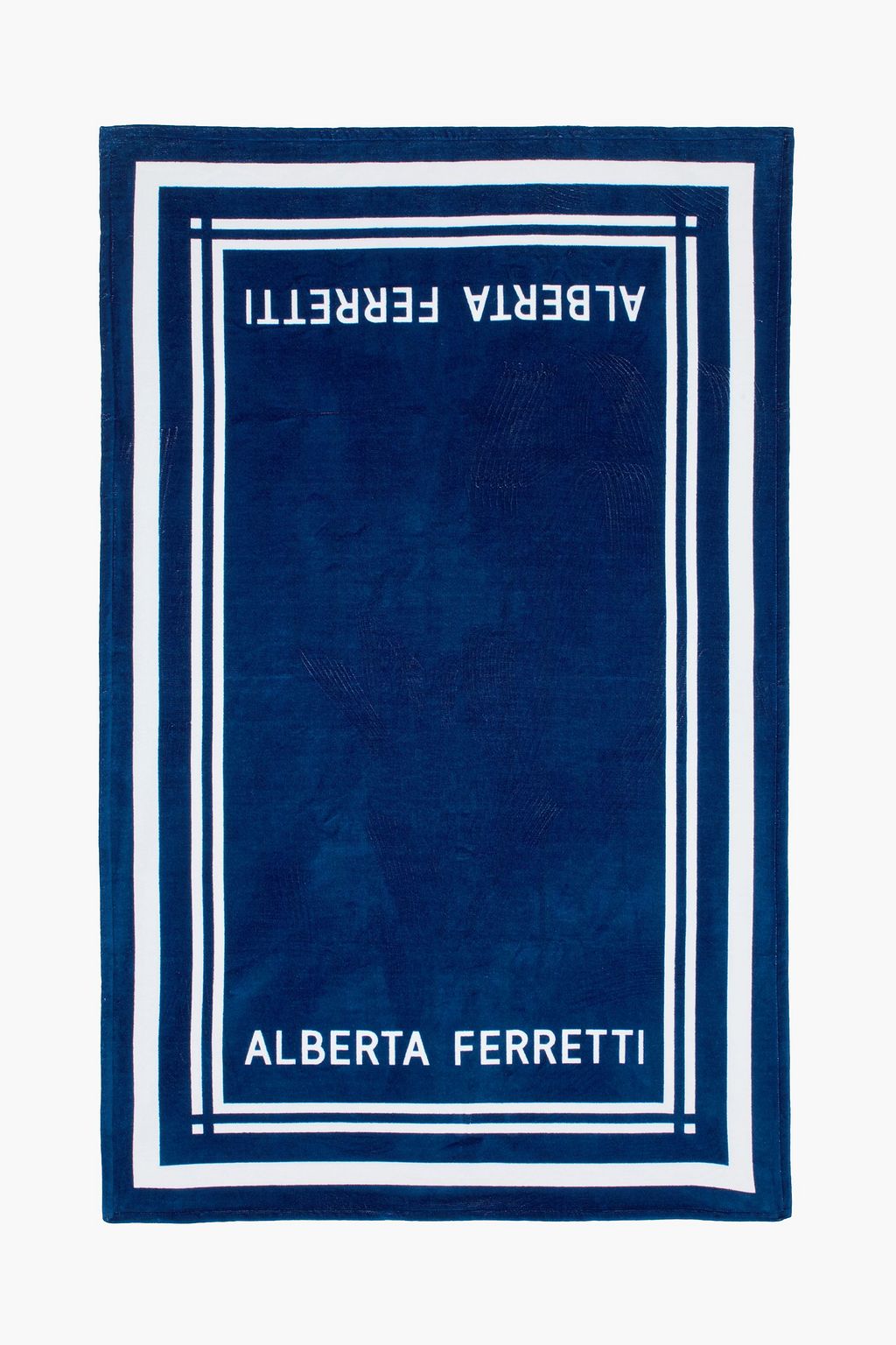 ALBERTA FERRETTI Logo-print cotton-terry towel