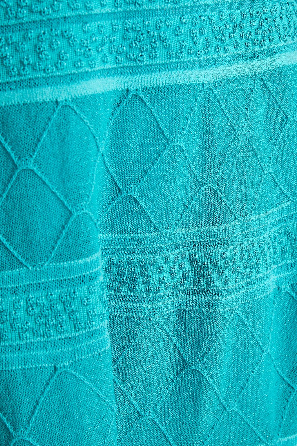 M MISSONI Embroidered knitted mini dress