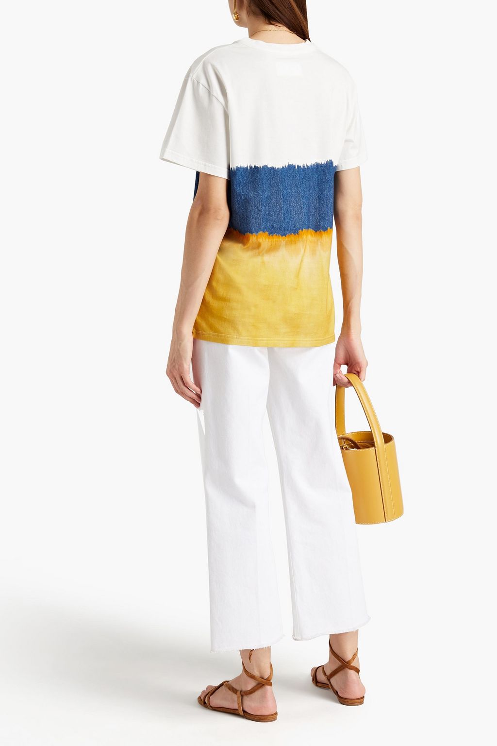 ALBERTA FERRETTI Printed cotton-jersey T-shirt