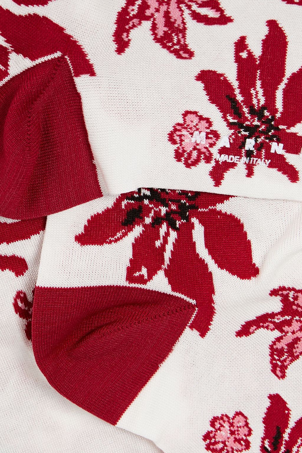 MARNI Intarsia-knit socks