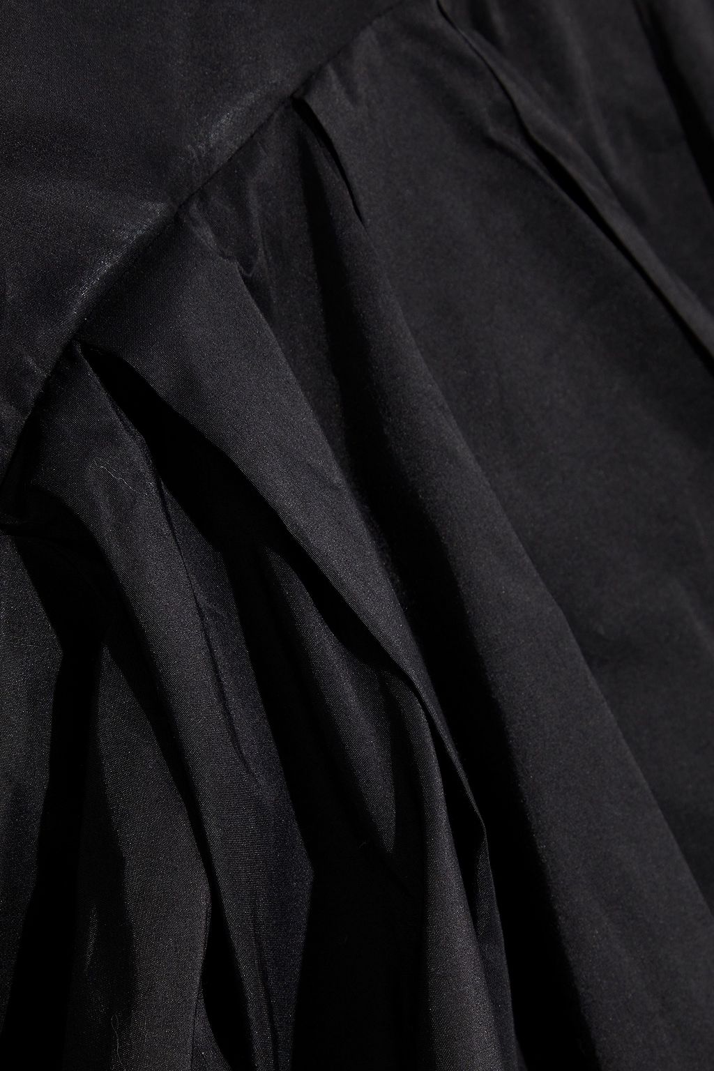 ROKSANDA Velvet-trimmed cotton and silk-blend top