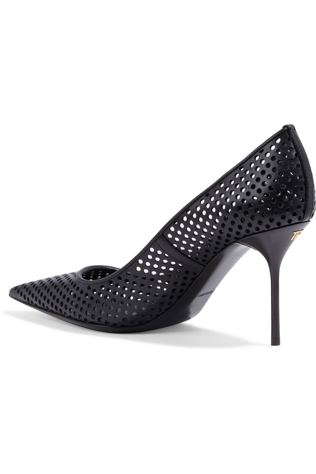 TOM FORD Perforated leather pumps