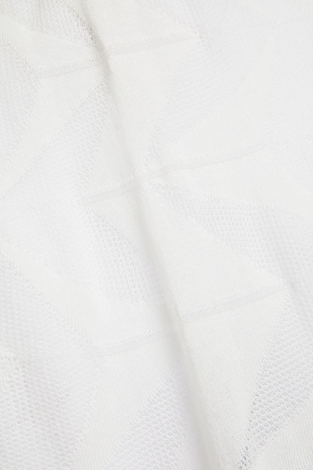 M MISSONI Crochet-knit cotton-blend skirt