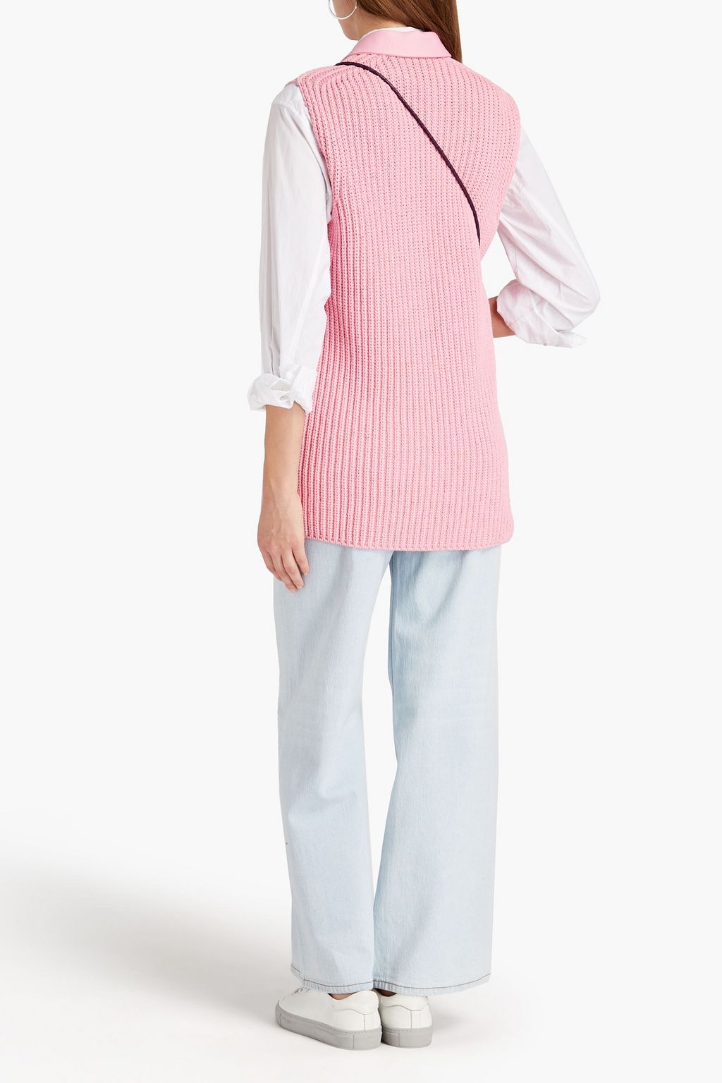 M MISSONI Knit-paneled twill vest