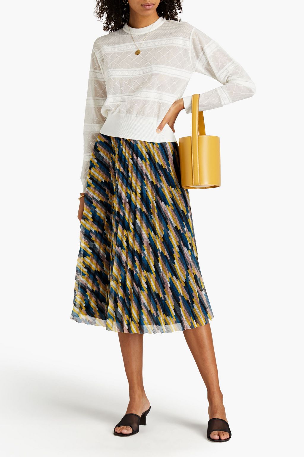 M MISSONI Crochet-knit sweater
