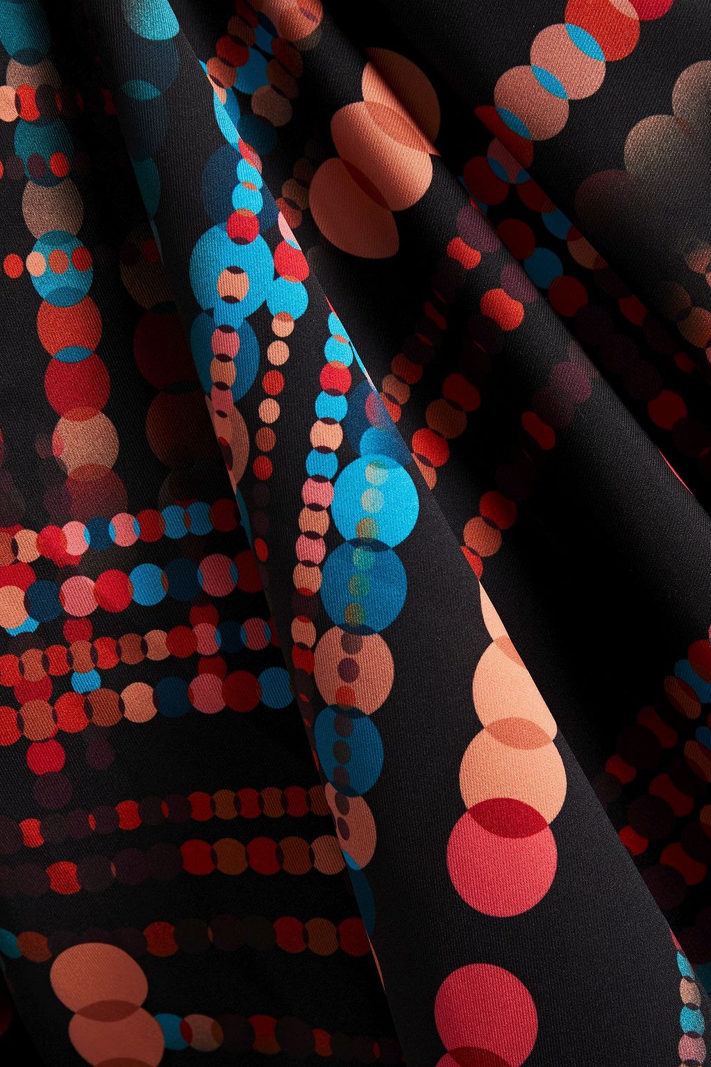 M MISSONI Printed satin-twill blouse
