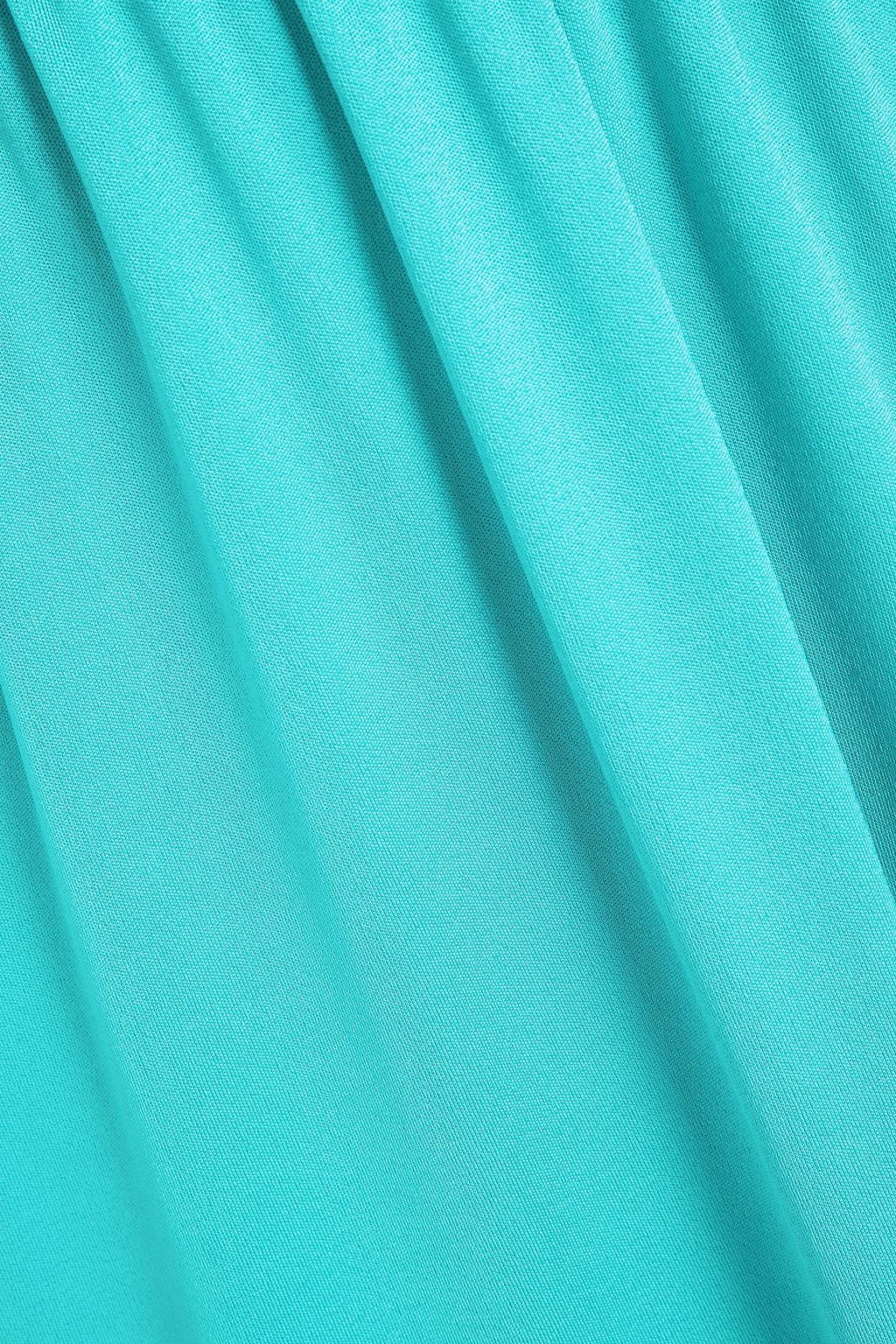 M MISSONI Gathered satin-jersey dress