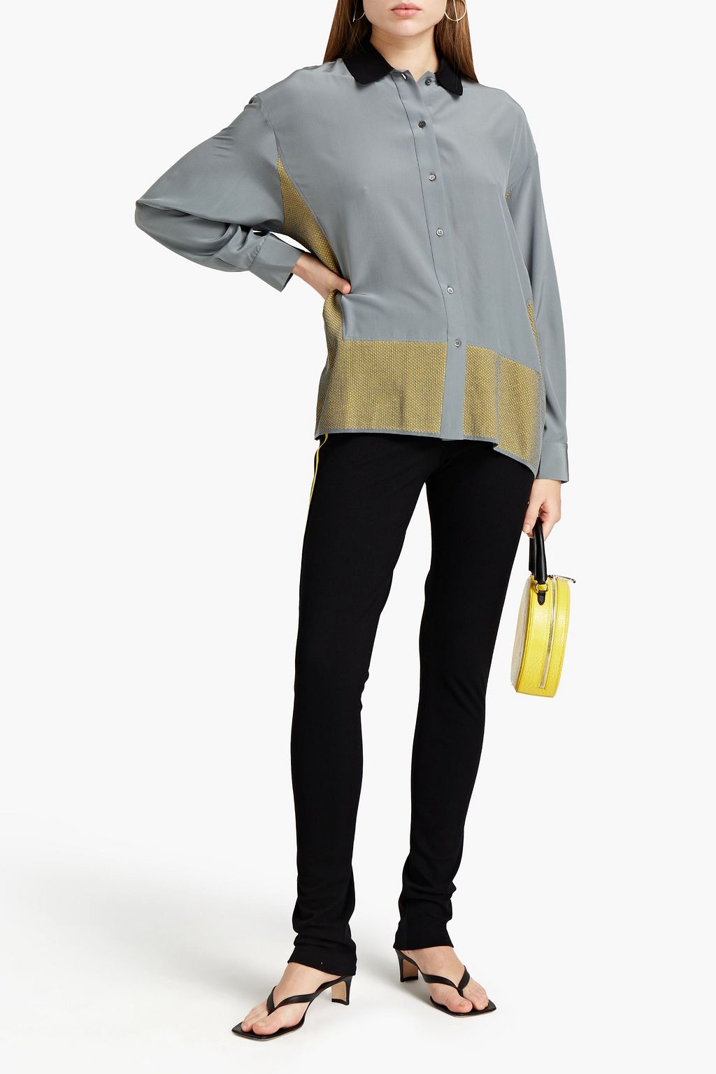 M MISSONI Striped jersey slim-leg pants