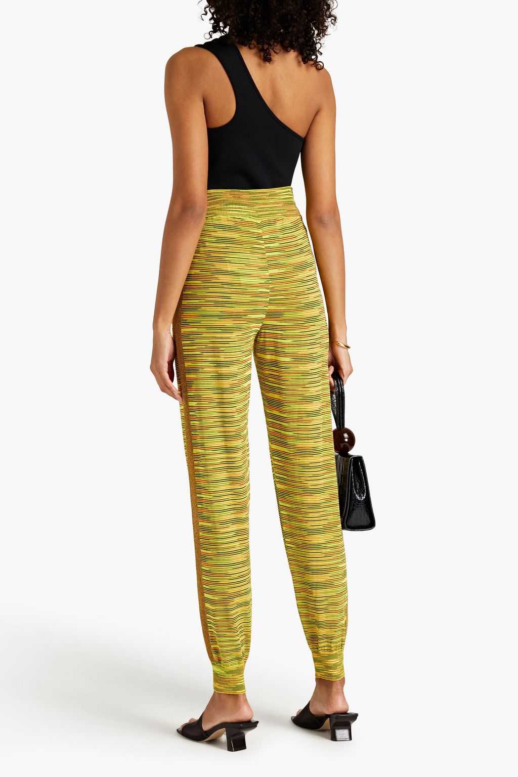 M MISSONI Intarsia-knit track pants