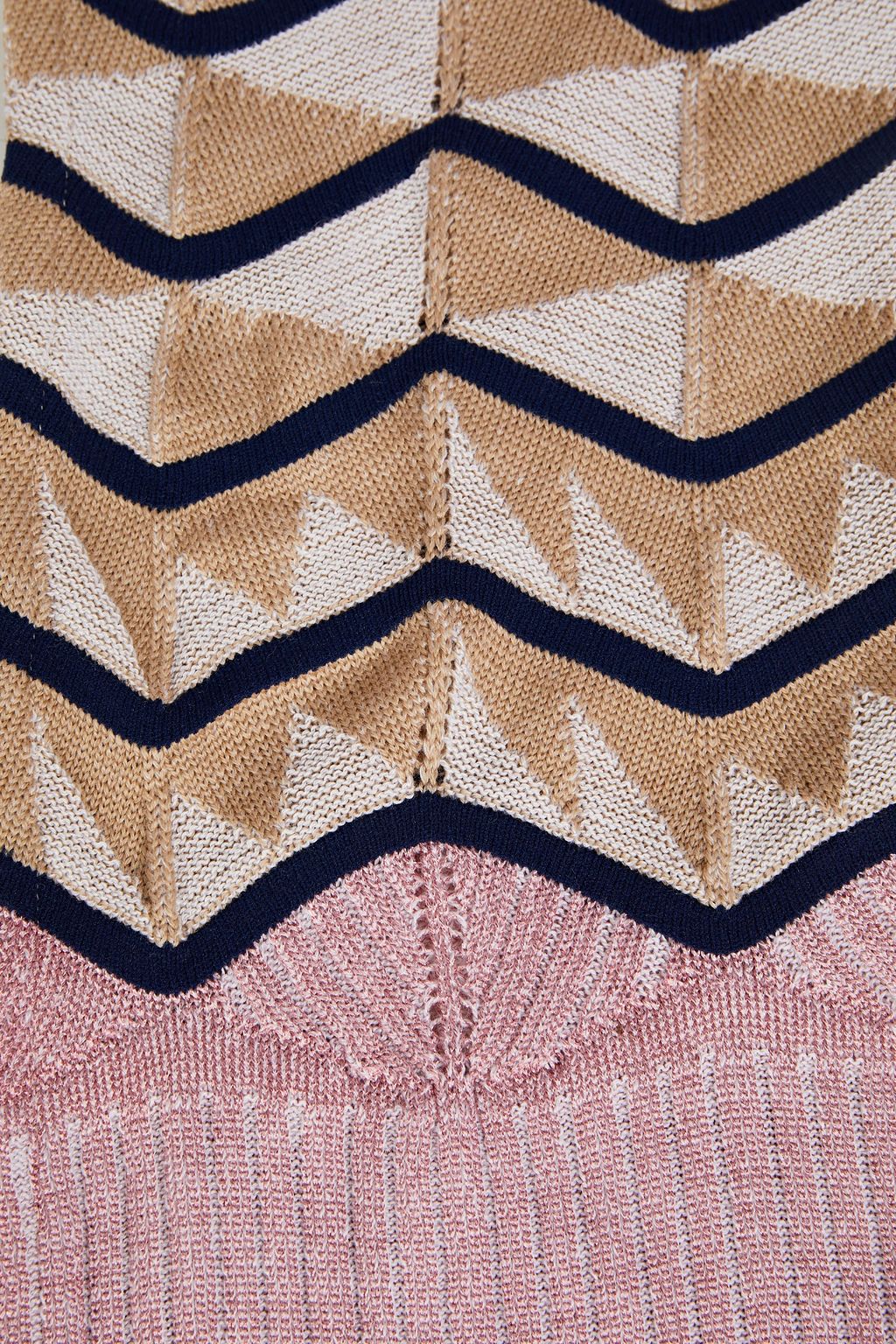 M MISSONI Wool-blend crochet-knit scarf