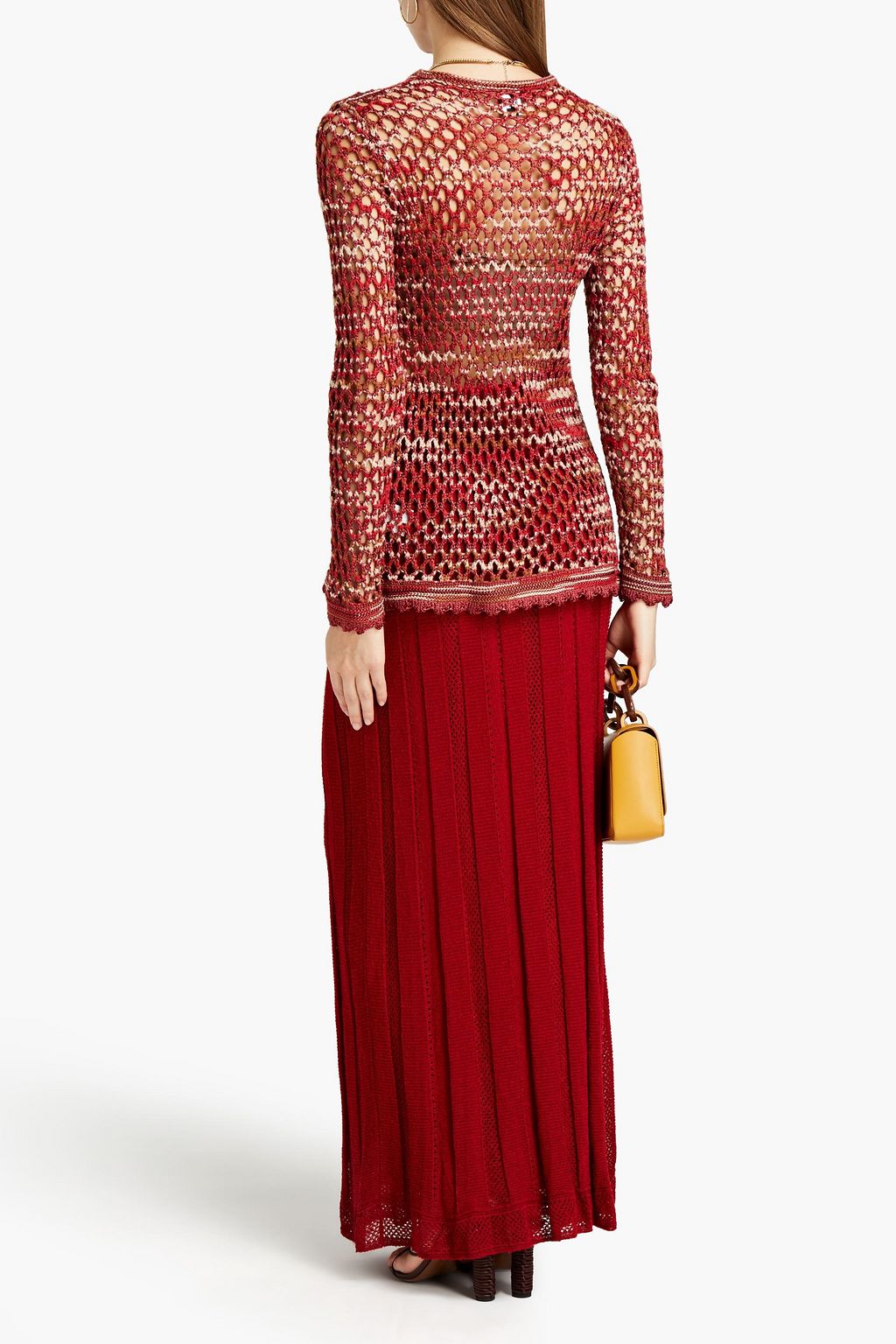 M MISSONI Crochet-knit maxi skirt