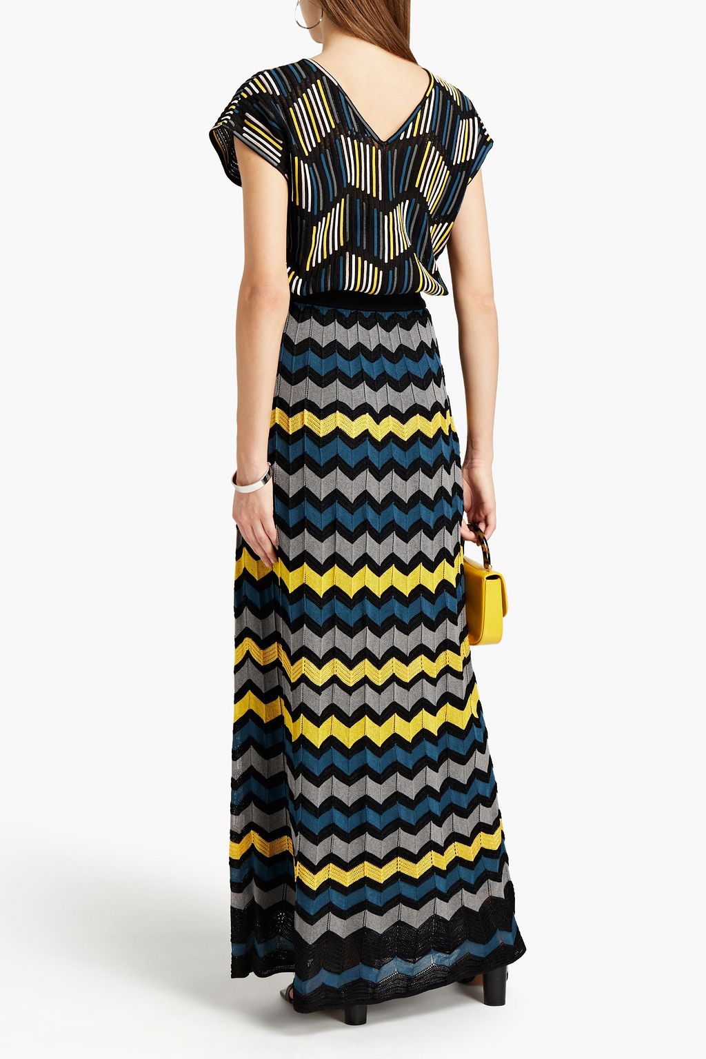 M MISSONI Crochet-knit maxi skirt