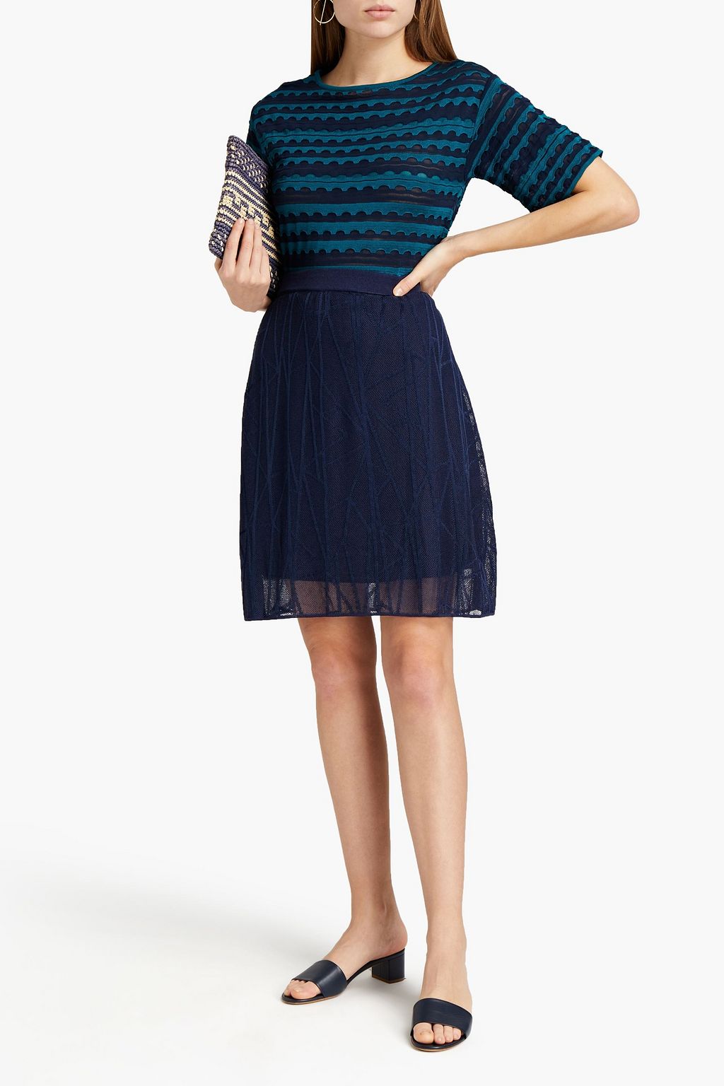 M MISSONI Crochet-knit skirt