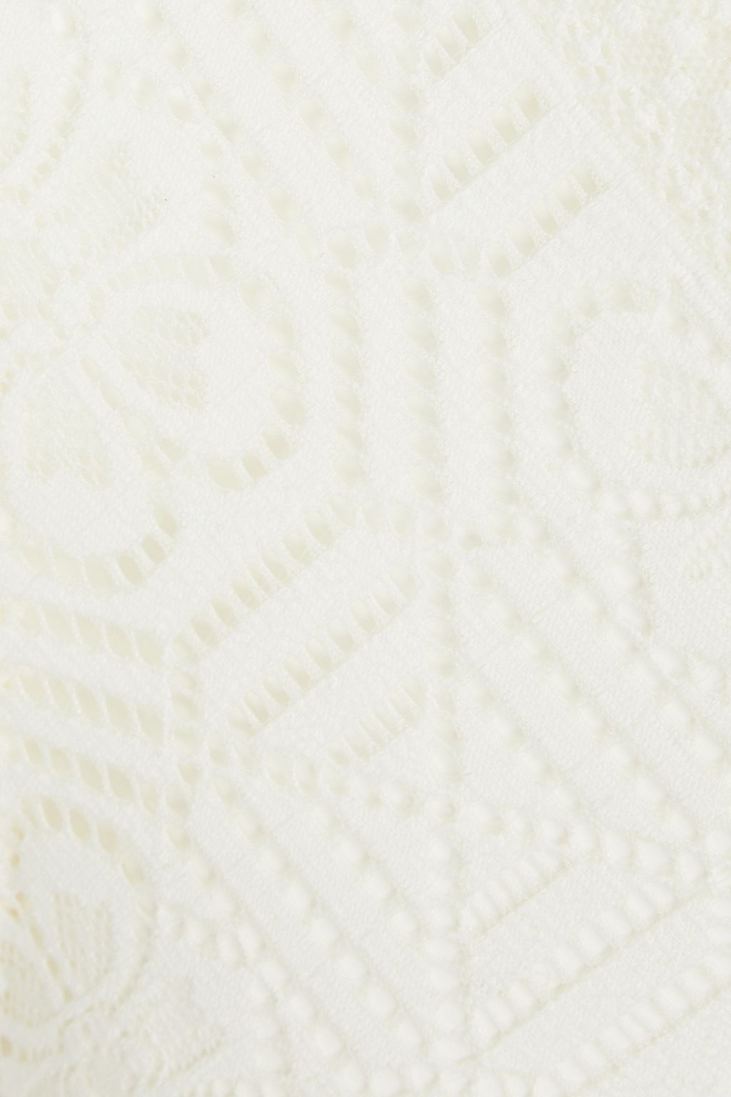 SIMONE PÉRÈLE Picot-trimmed pointelle-knit mid-rise briefs