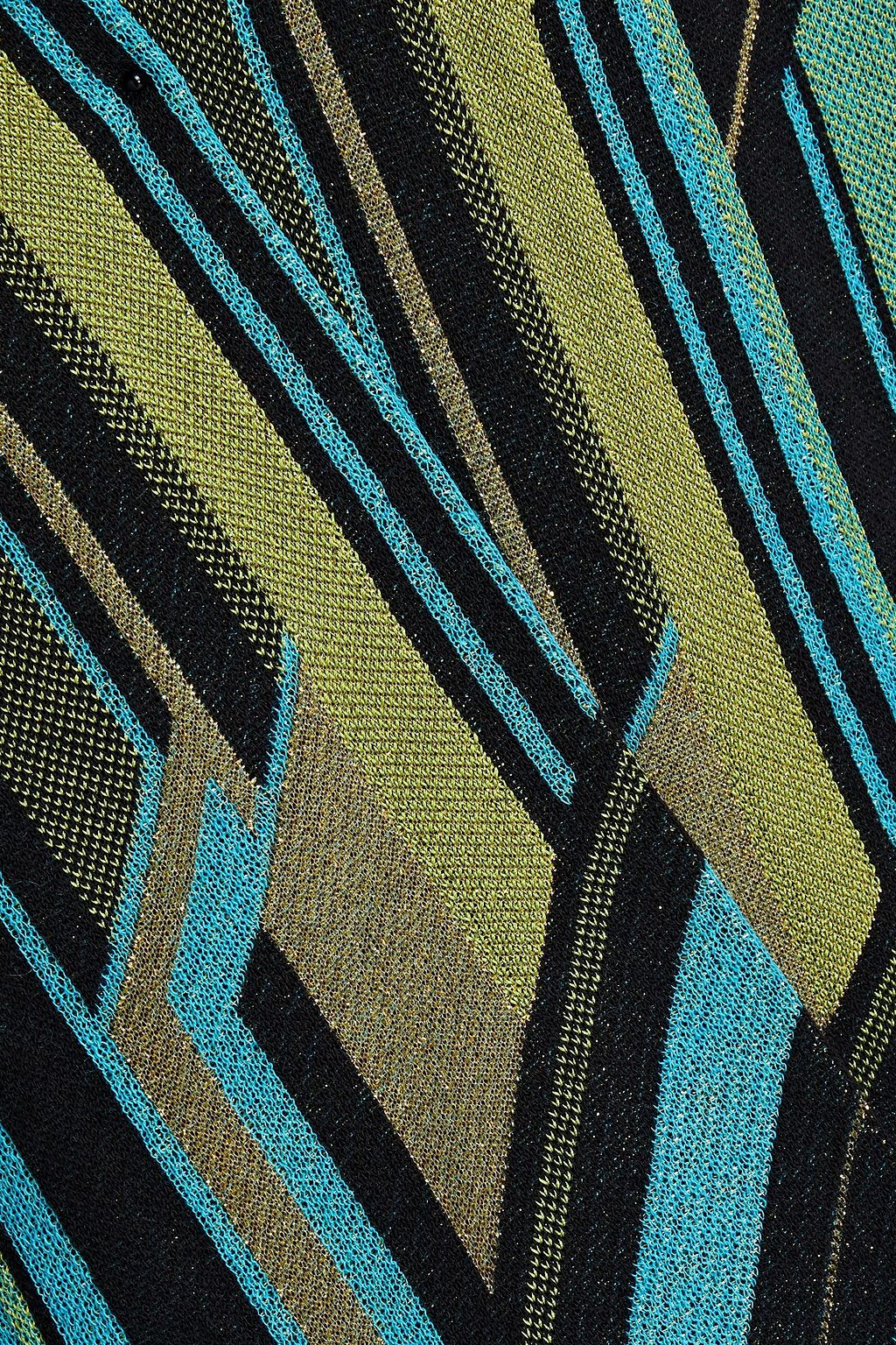 M MISSONI Metallic intarsia-knit blazer