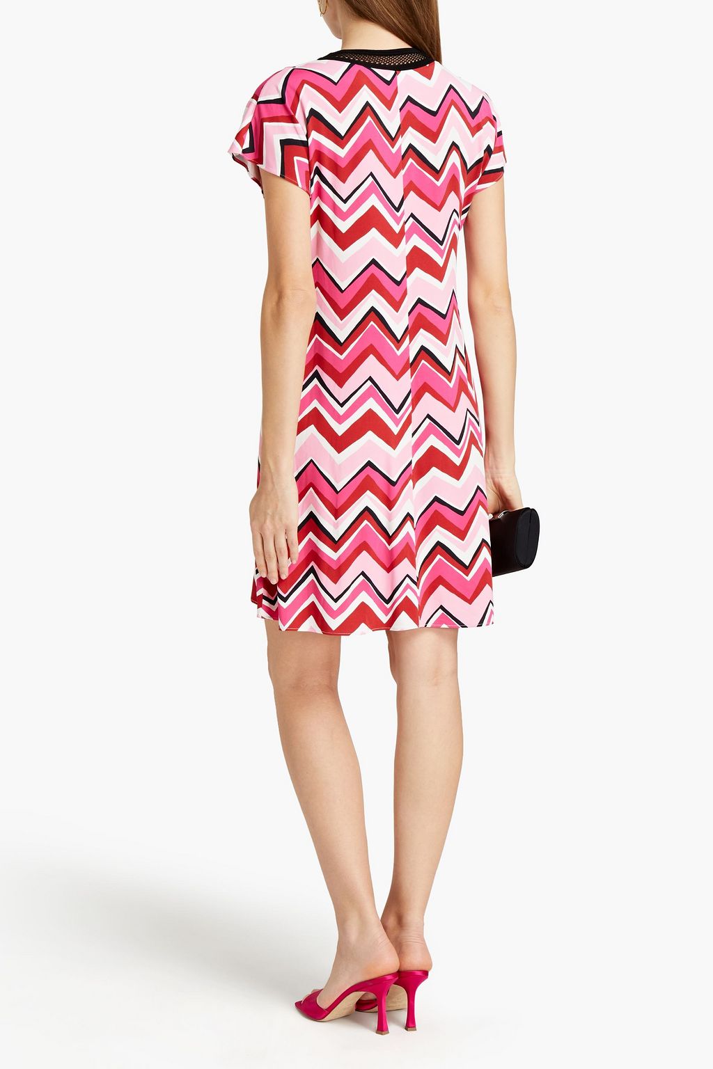 M MISSONI Printed stretch-jersey mini dress