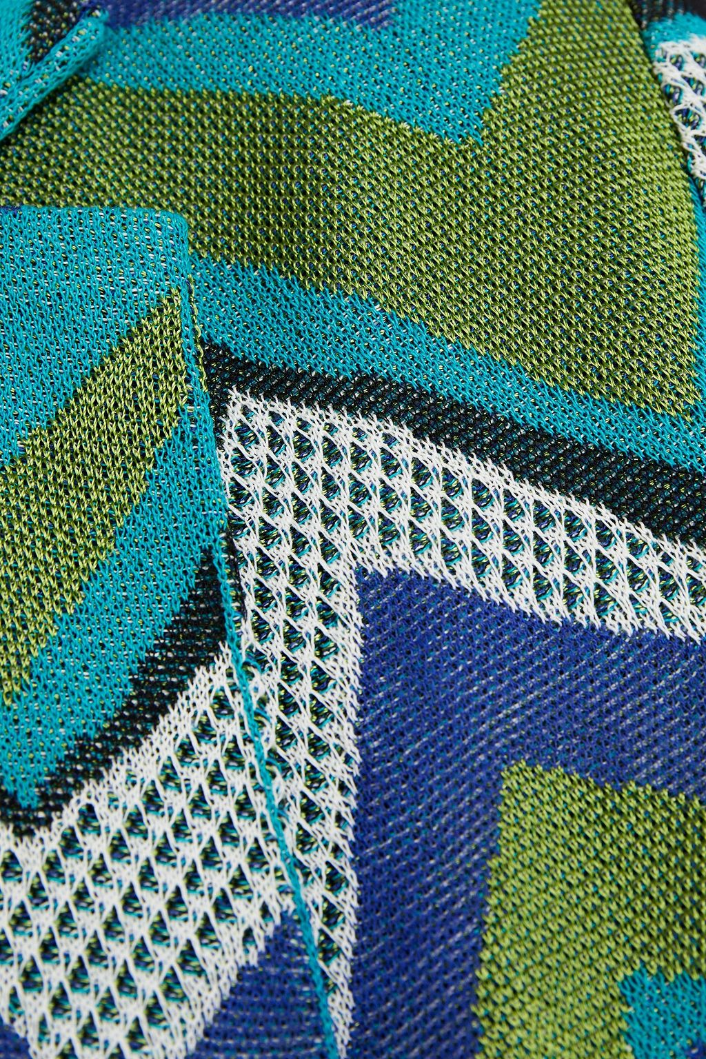 M MISSONI Cotton-blend crochet-knit jacket