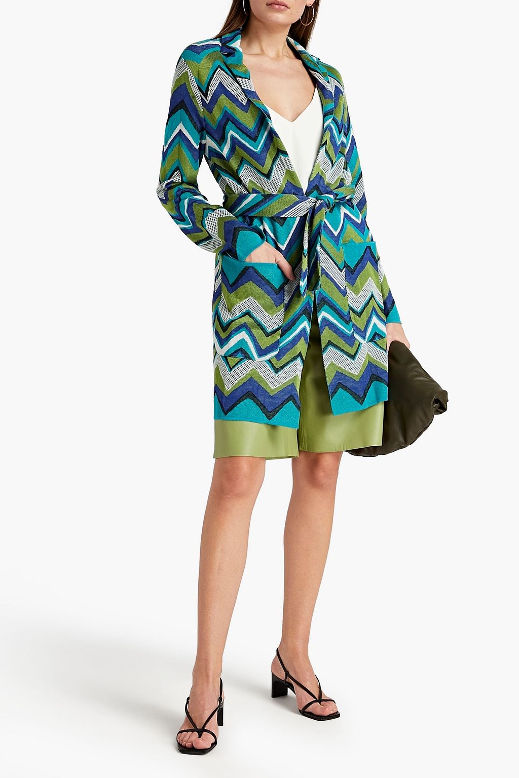 M MISSONI Cotton-blend crochet-knit jacket