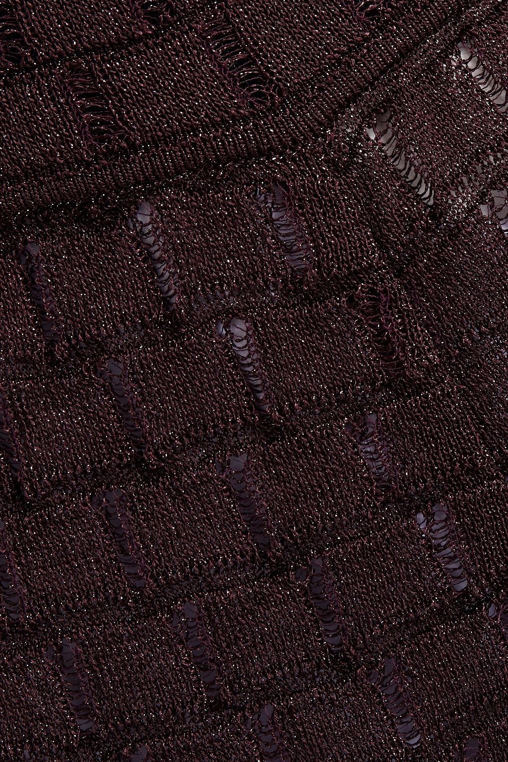 M MISSONI Metallic crochet-knit wide-leg pants