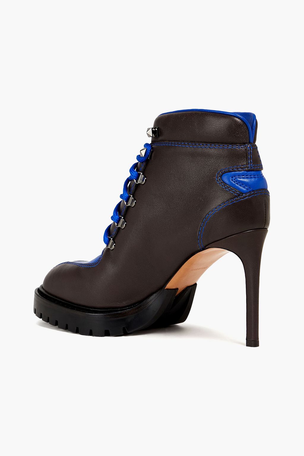 VALENTINO GARAVANI Two-tone leather ankle boots