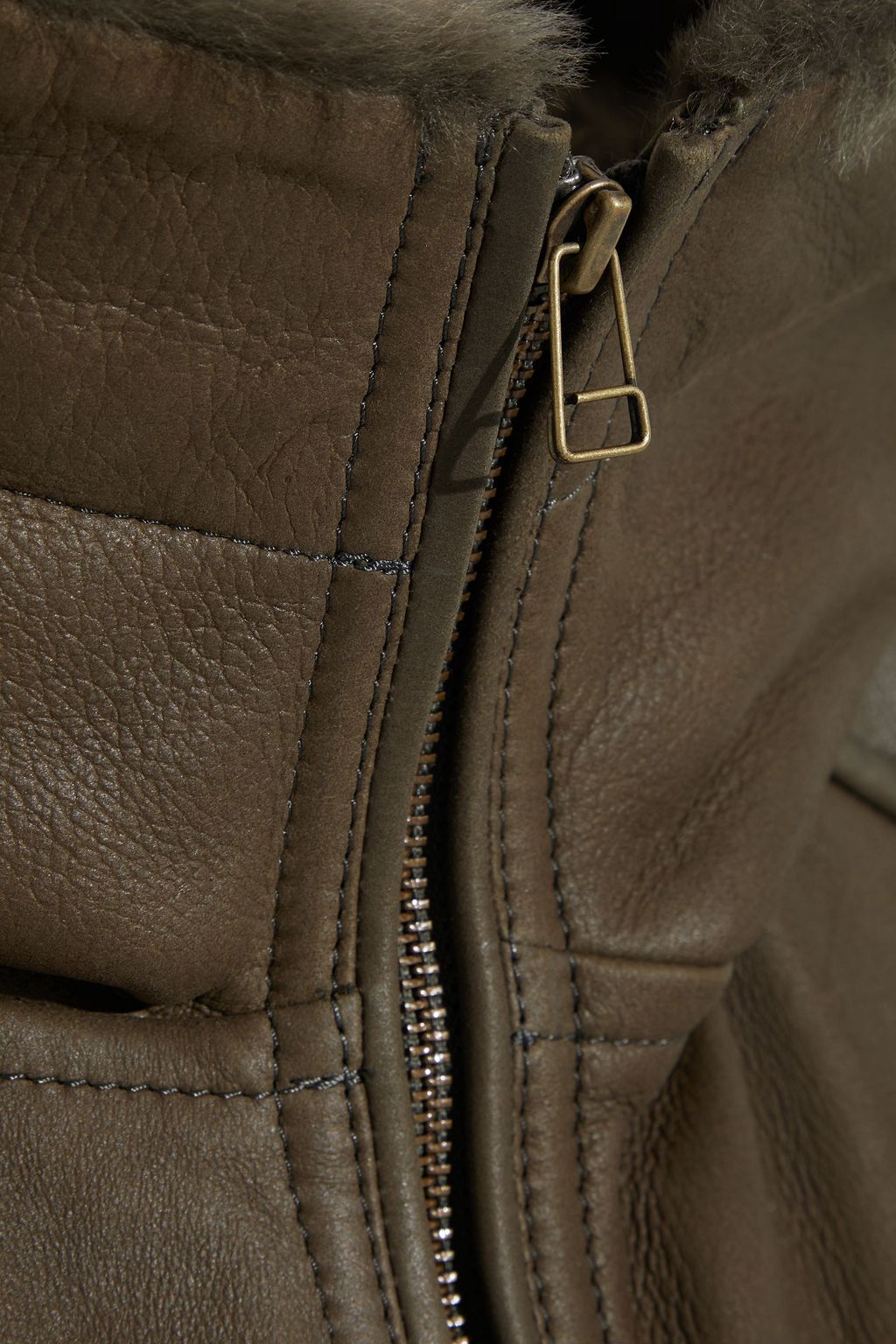 YVES SALOMON Shearling hooded jacket