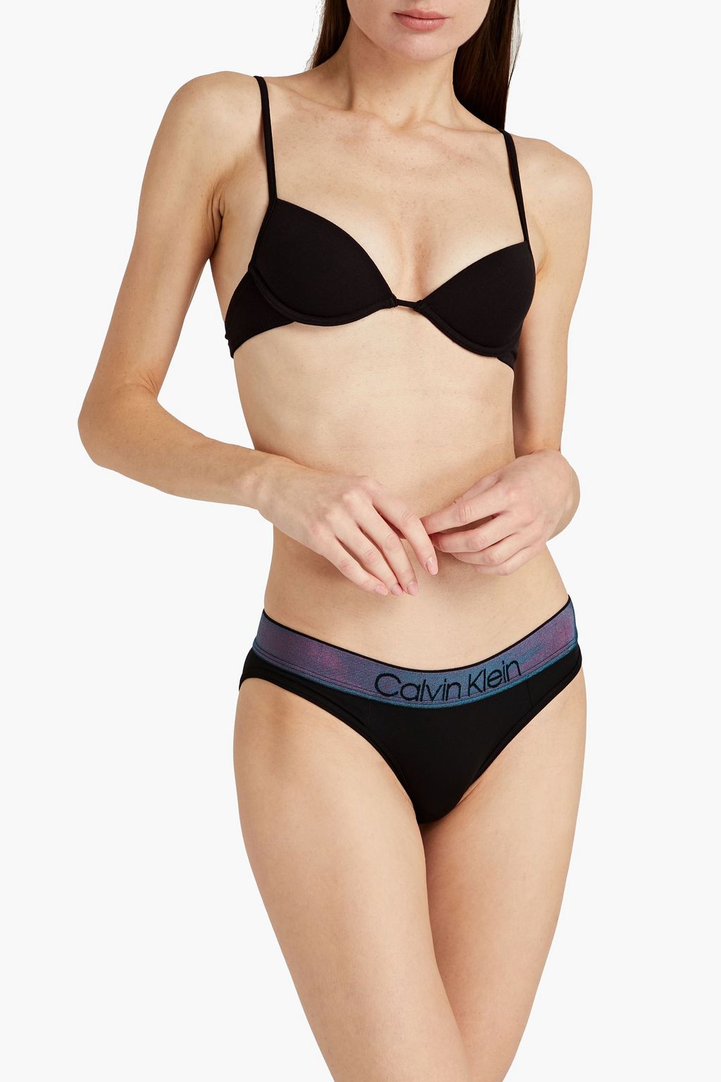 CALVIN KLEIN Stretch-jersey low-rise briefs