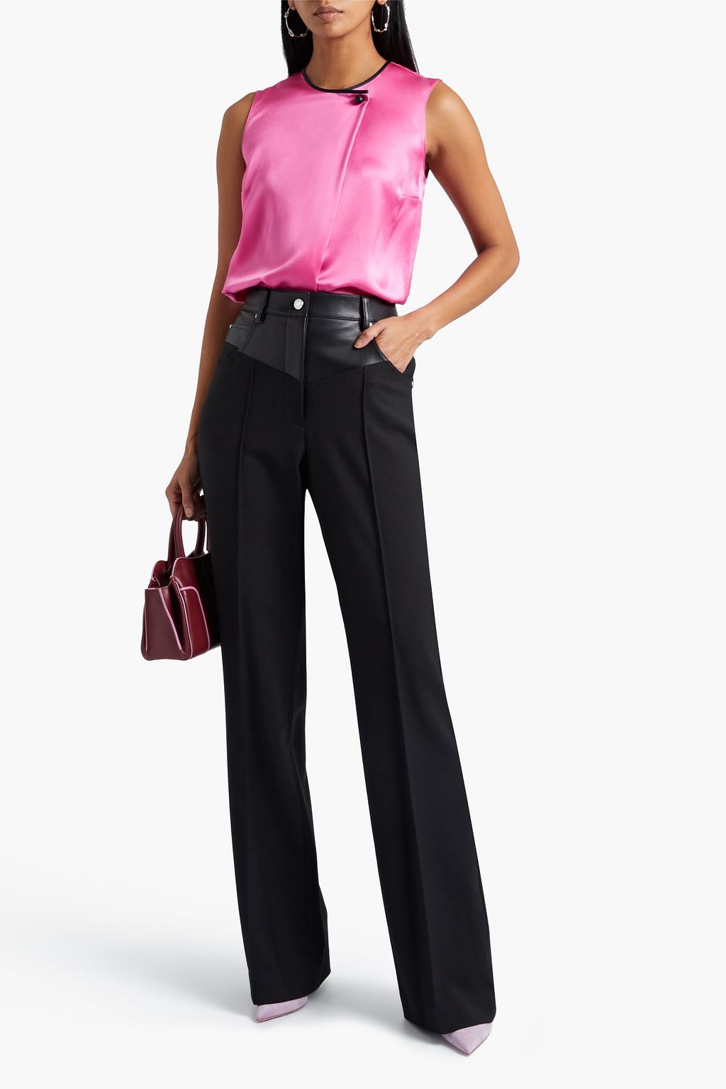 ROKSANDA Aura silk-satin top