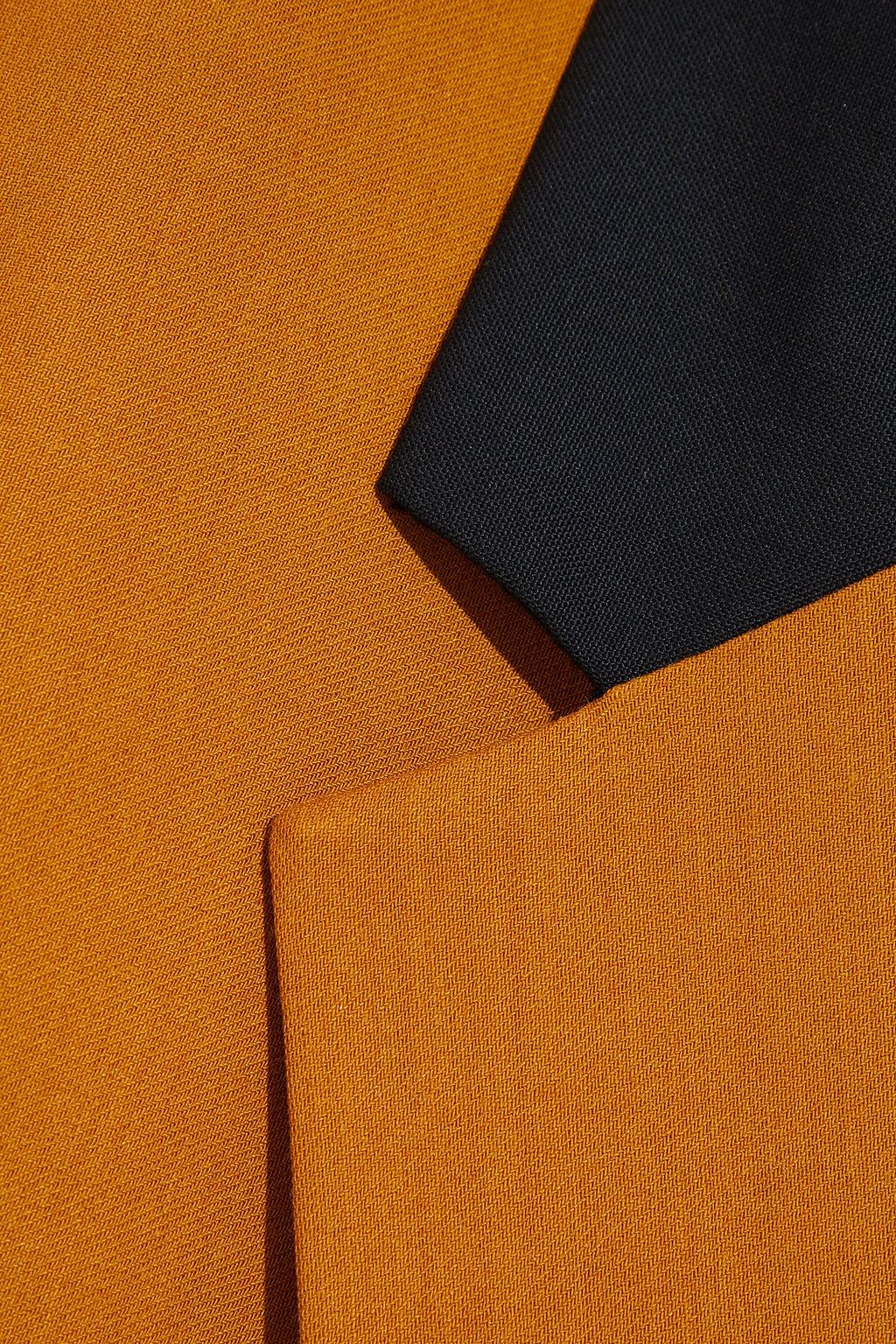ROKSANDA Paola belted two-tone grain de poudre and twill vest