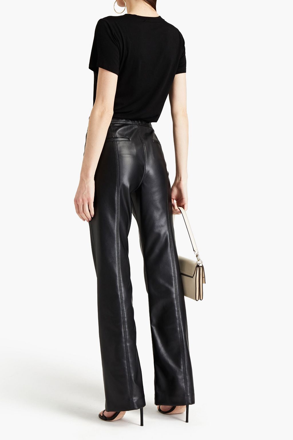 RACHEL ZOE Slub stretch-Tencel jersey T-shirt