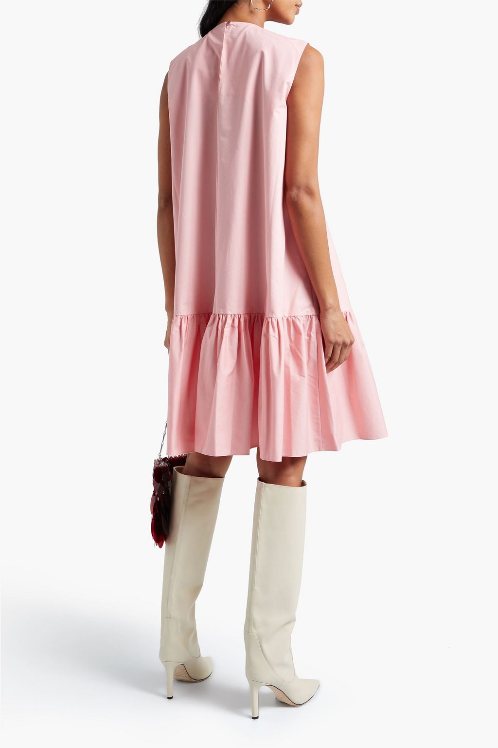 ROKSANDA Nyima gathered cotton-poplin dress