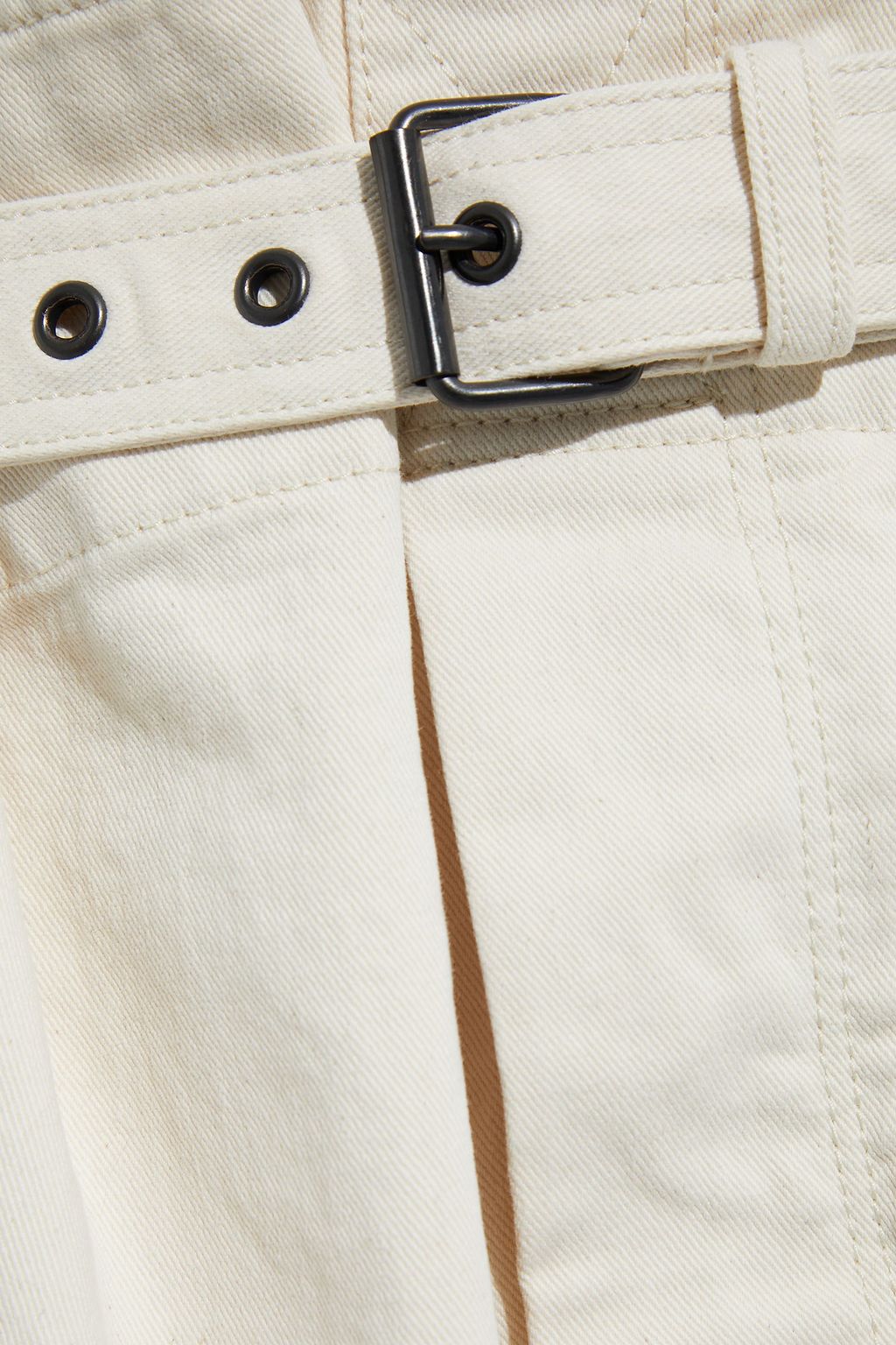 ISABEL MARANT Idali belted denim mini skirt