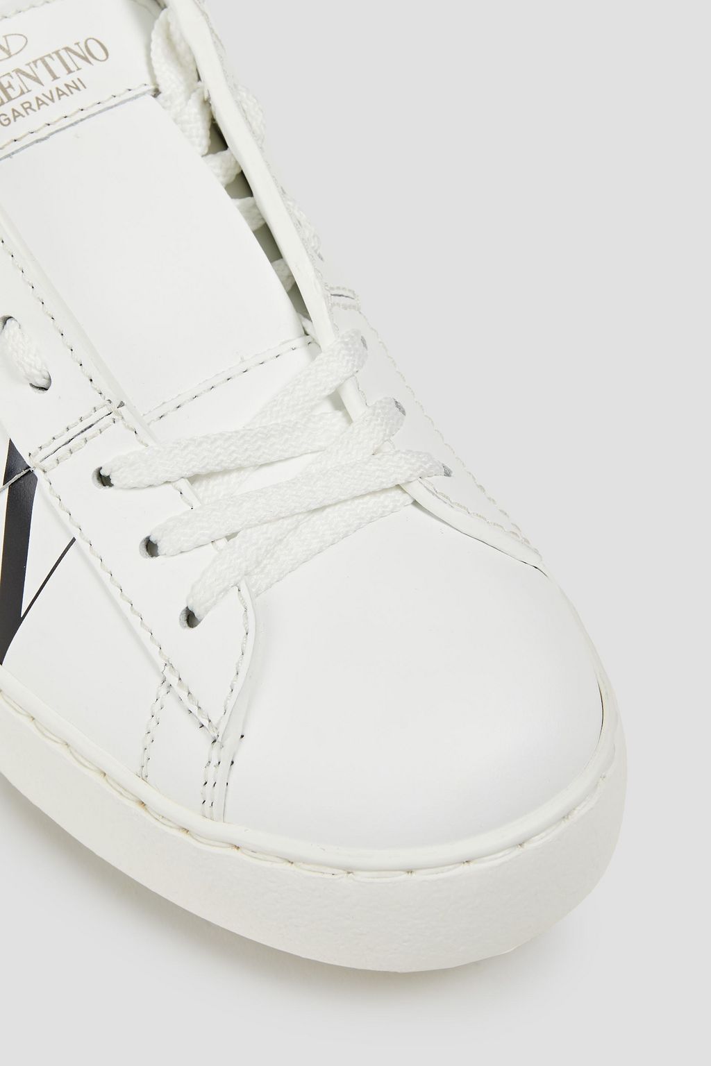 VALENTINO GARAVANI Rockstud printed leather sneakers