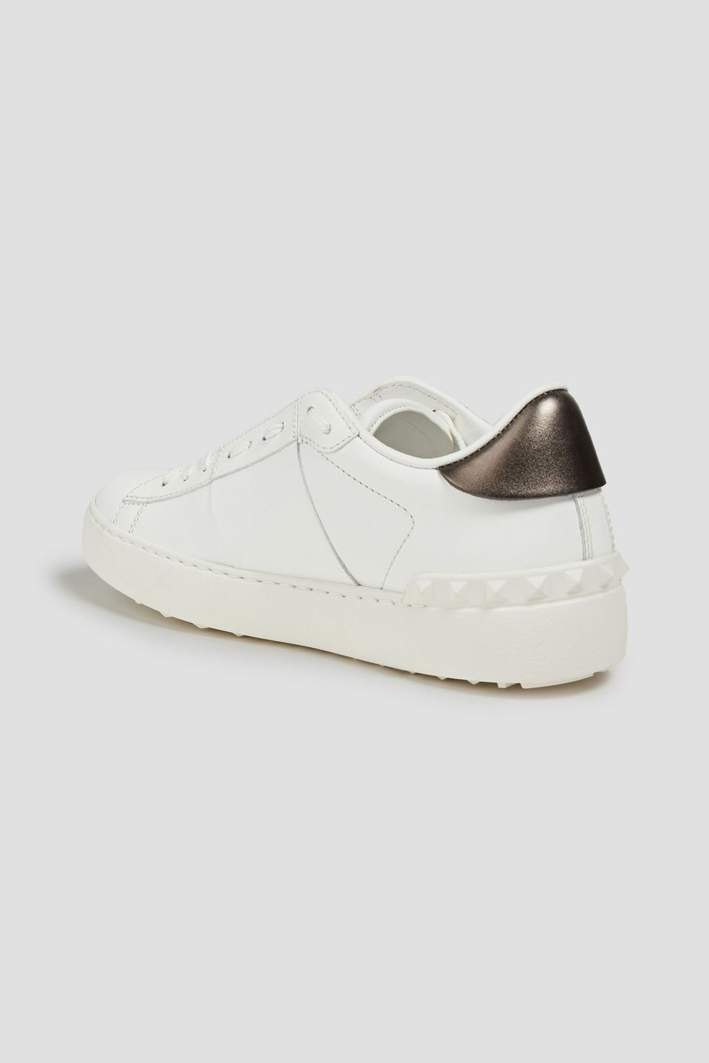 VALENTINO GARAVANI Rockstud printed leather sneakers