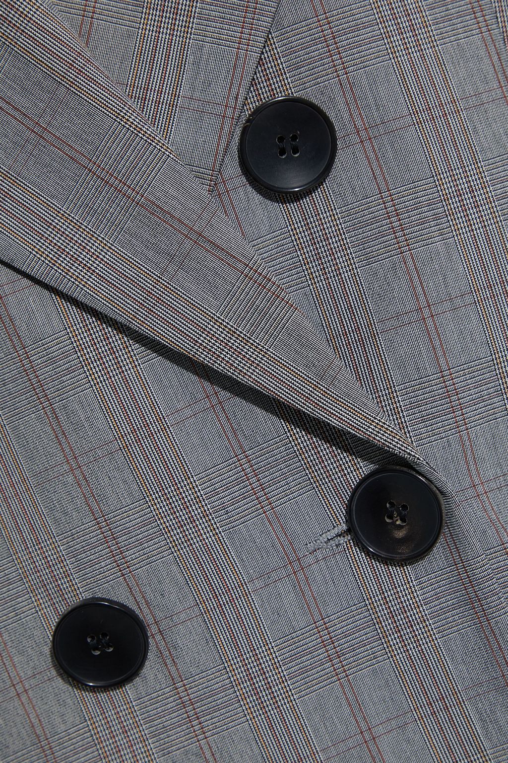 MARANT ÉTOILE Iliane double-breasted checked cotton-blend blazer