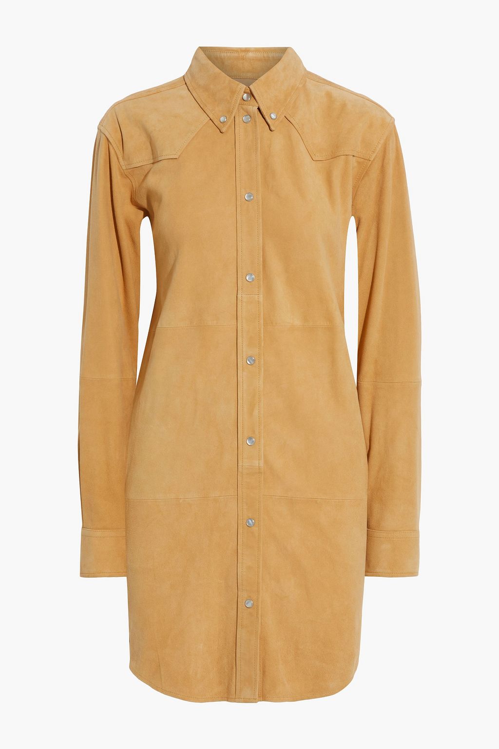 suede shirt dress