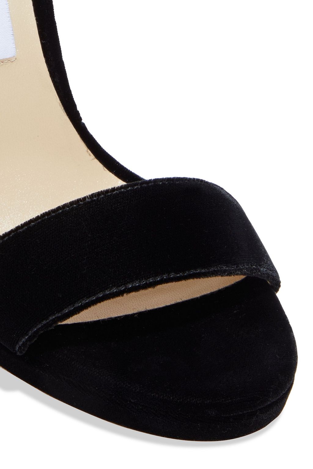 JIMMY CHOO Misty 120 velvet sandals