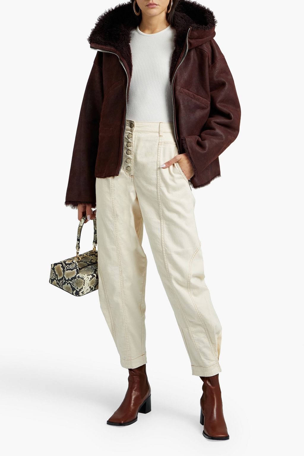 YVES SALOMON Shearling jacket