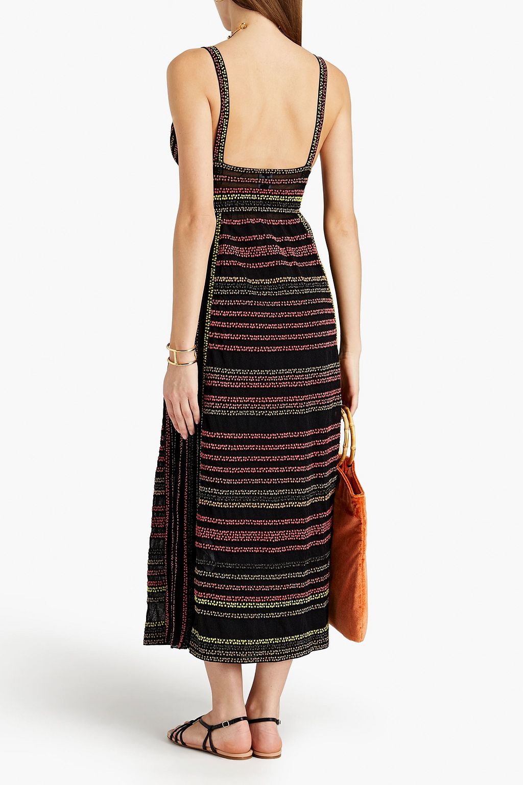 M MISSONI Metallic jacquard-knit midi dress