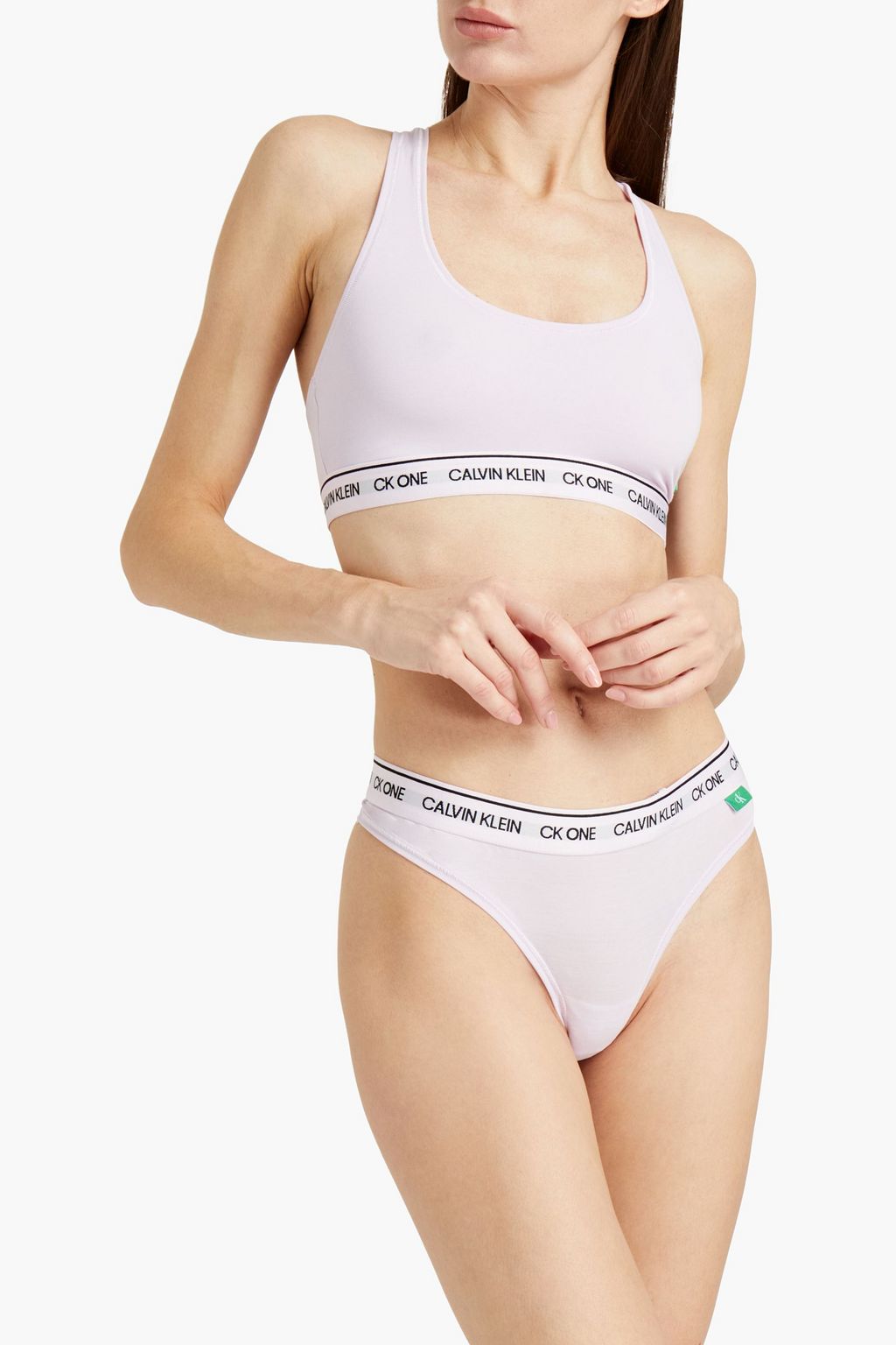 CK ONE Jersey low-rise thong