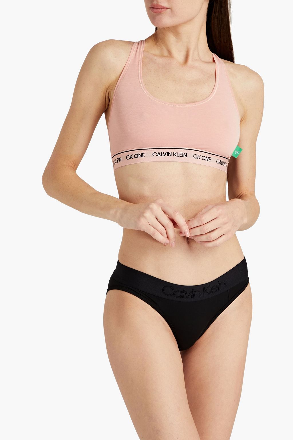 CK ONE CK One stretch-jersey bralette