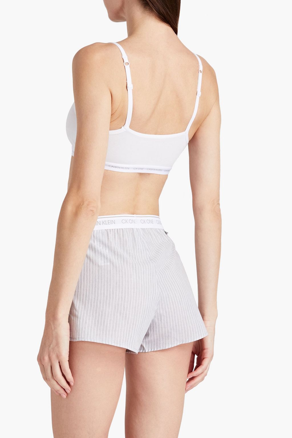CALVIN KLEIN Stretch-cotton jersey bralette