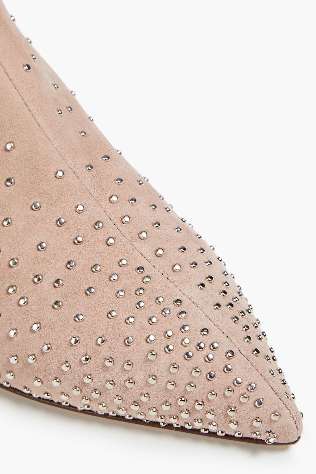VALENTINO GARAVANI Ankle Boots aus Veloursleder mit Nieten